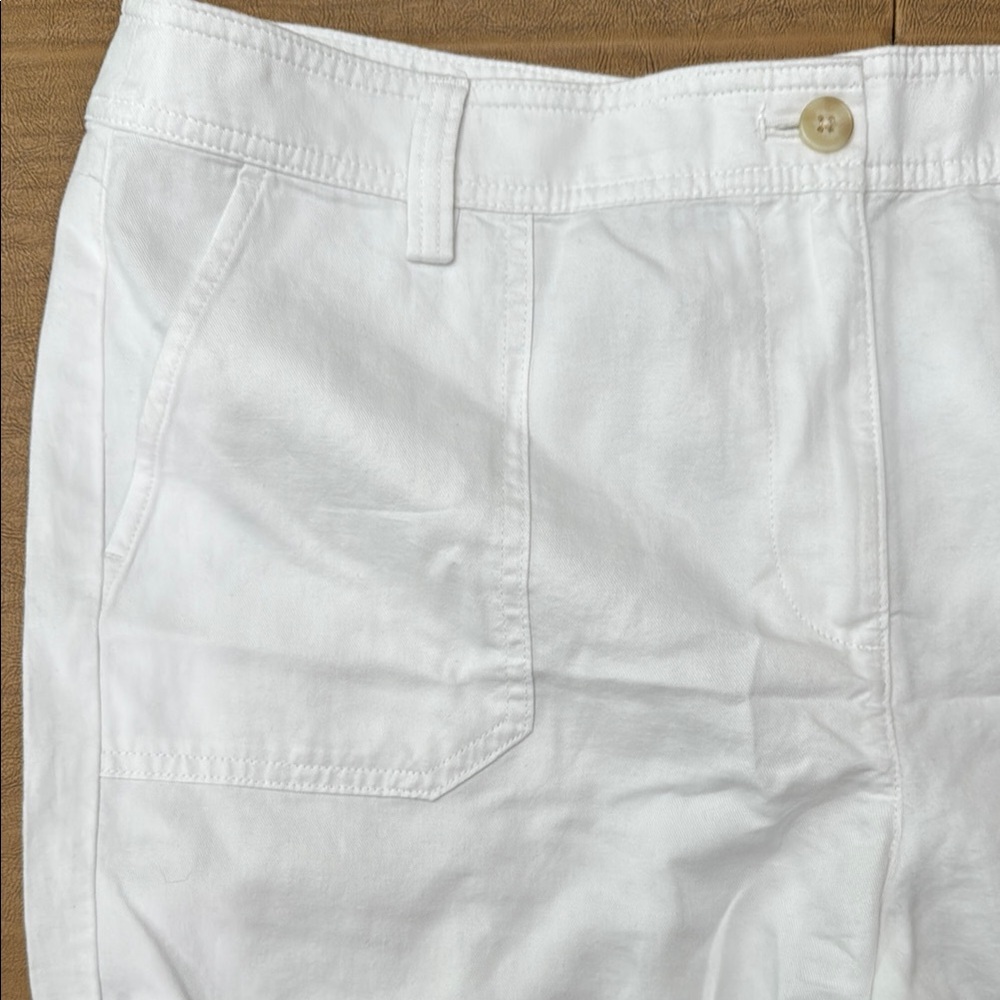 Talbots Chino Shorts, White, Size 14 NWT - Picture 3 of 9